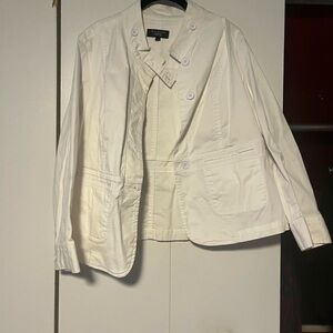 Talbots Women's Cream Blazer